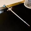 New Antique Metal Sword Hairpin Women's Fashion Chinese Simple and Creative Pan Hairpin Jewelry Temperament Headwear Accessories