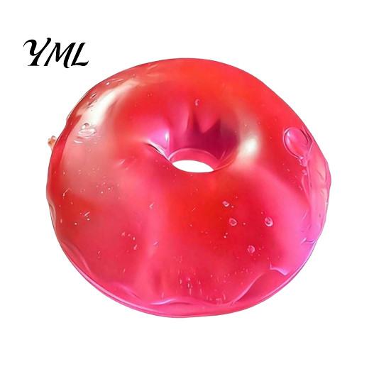 Sensory Play Materials Coconut Oil Squeeze Toy, Donut Ball, Handmade Calming Toys for Focus Slow Rebound Fidget Toy Stress Relief