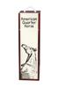 American Quarter Horse - Wine Box with a Horse, Alcohol Box with Graphics, Personalized Gift Box from the Art-Dog Brand