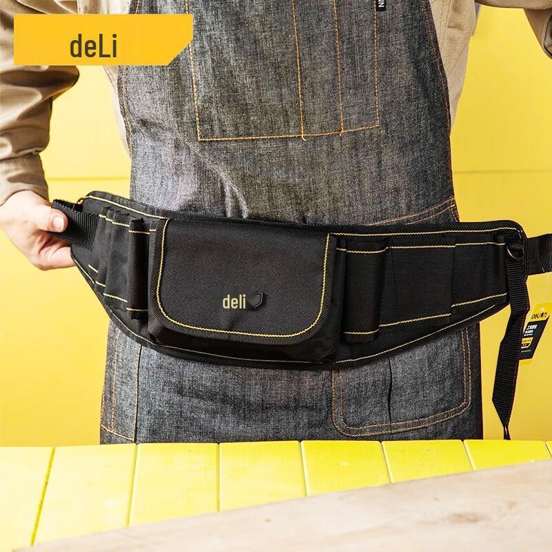 Deli Electrician Tool Waist Bag 600x145x50mm
