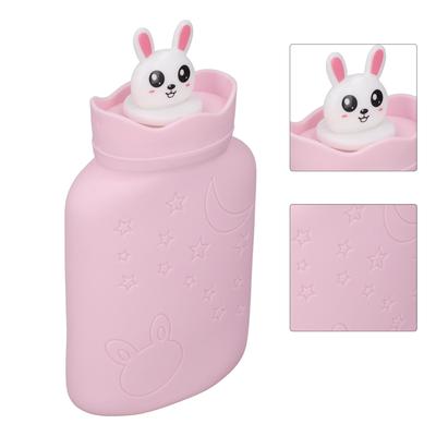 Hot Water Bag Silicone Safe Cute Design Microwave Hting Portable Hot Water Bottle