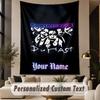 Custom Text Tapestry Rammstein Print Wall Tapestry Indoor Living Room Wall Decor