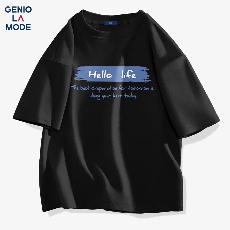 GENIOLAMODE Men s Short Sleeve Cotton T-Shirt 3XL