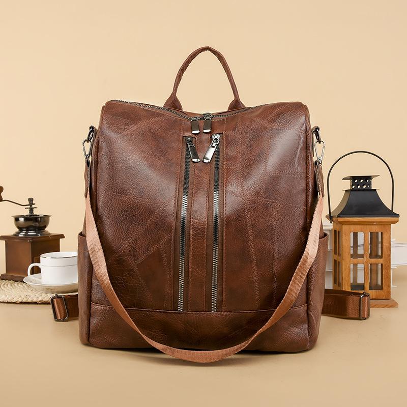 Anti-theft Backpack Soft Leather Women's Bag Shoulder Bag