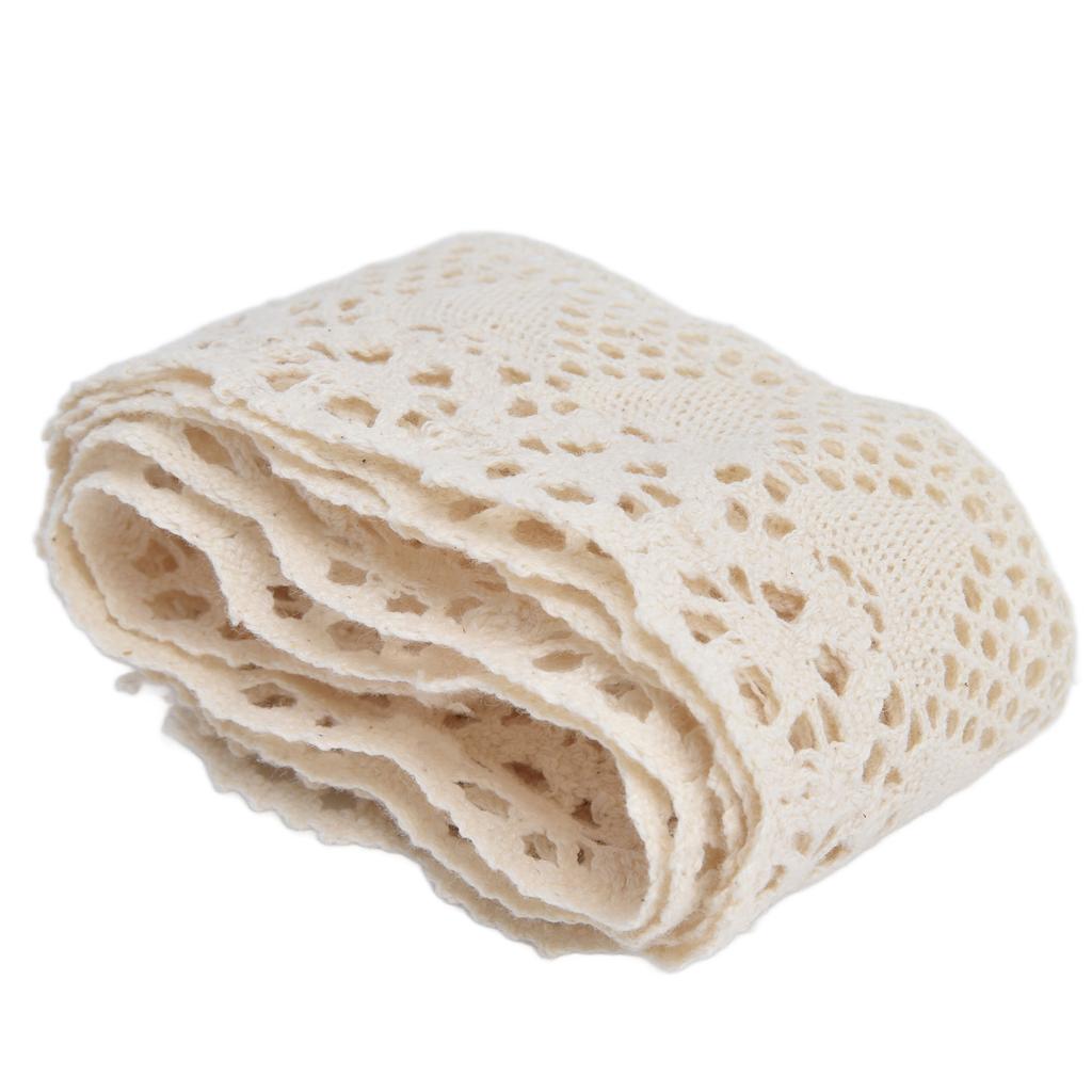 10 Yards Lace Trim DIY Multi Purpose Elegant Soft Skin Friendly Sewing Lace Ribbon Trim for