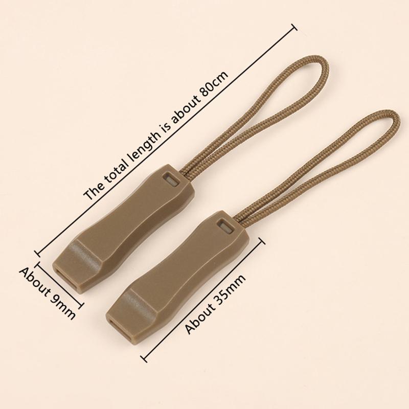 5Pcs Multifunction Whistle Emergency Whistle Sports Match Whistle Double Pipe Dual Band With Tail Rope Outdoor Camping Hiking