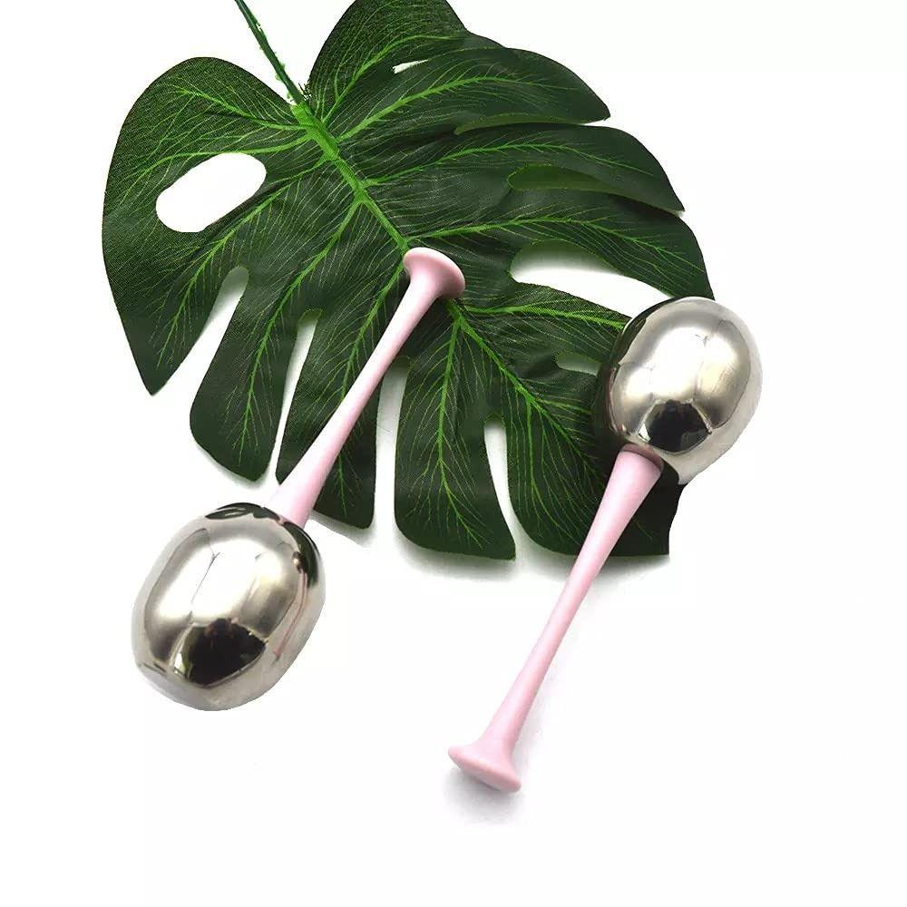 Stainless Steel Facial Ice Globes Puffiness Relief Cryo Facial Globes  Skin Therapy