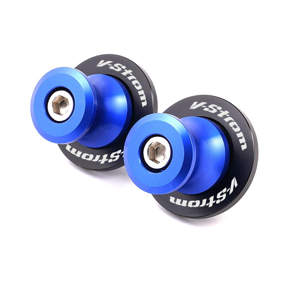 For SUZUKI V-Strom 650 DL 250 650 1000 1050 vstrom All Year Motorcycle Swingarm Spools Slider 8MM Stand Screws