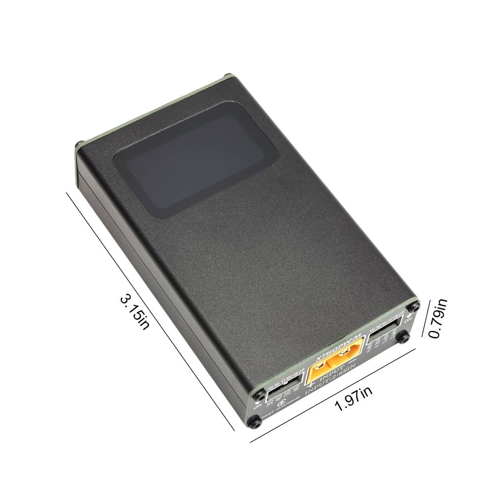 Bidirectional Fast Charger Digital Display PD3.1 100W 2S~6S 3S 4S Lithium Battery Charging For 2S 3S 4S 5S 6S Lithium Battery