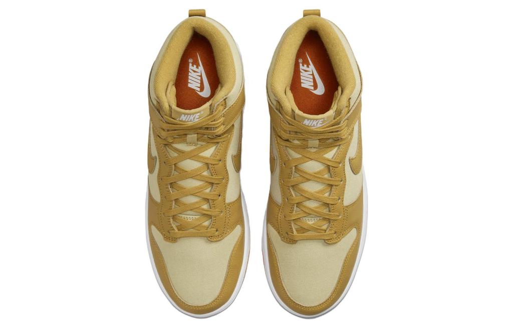 Nike Dunk High Wheat Gold Safety Orange DV7215-700