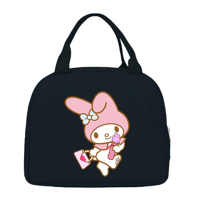 Melody cute cartoon print student lunch bag high value work commute leisure handbag