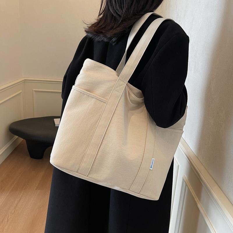 Duża pojemność płócienna torba typu tote torba damska na ramię