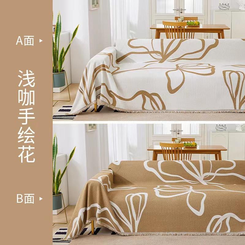 

Modern Minimalist Full Coverage Non Slip Sofa Cover Cushion Slipcovers All Season Use 180*130cm [single seat without armrests] светло-коричневого