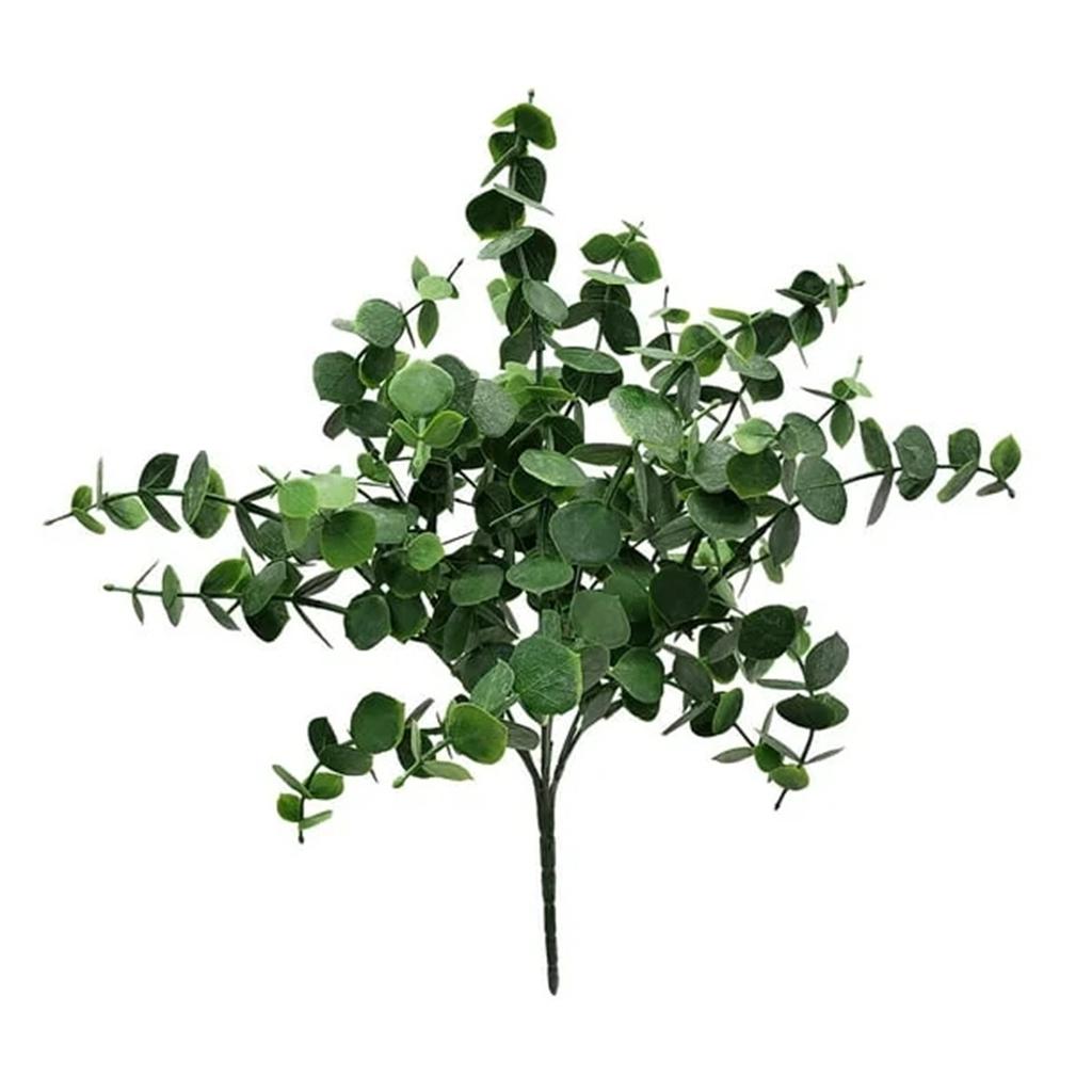 Artificial Eucalyptus Plant Branch Realistic Faux Greenery for Home Office Wedding Party Indoor Outdoor Decor Simulation Leaf Arrangement