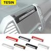 TESIN ABS Car Emergency Light Switch Panel Decoration Cover Trim Stickers for Ford F150 2015 Up Car Interior Accessories