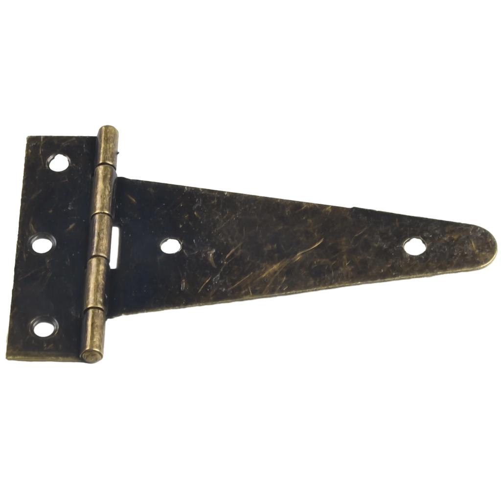2pcs Flat Hinge T-hinges For Wooden Box Hanging Cabinet Doors Garden Doors Marine Cabins Yacht Doors Wine Box Bronze Hinges