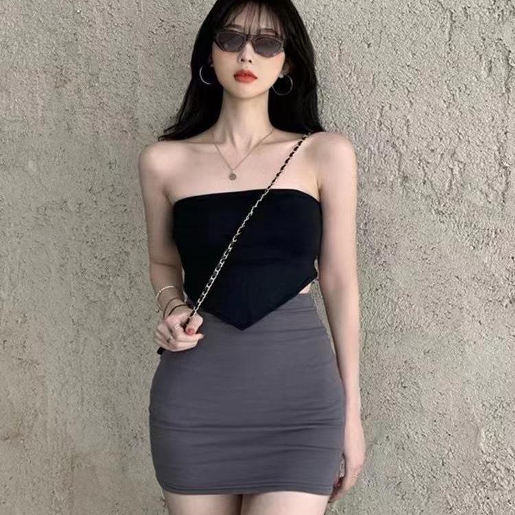 2026 Women's Hip-Hugging Slim Midi Skirt: High-Waist, Plus-Size, Anti-Exposure Summer Style
