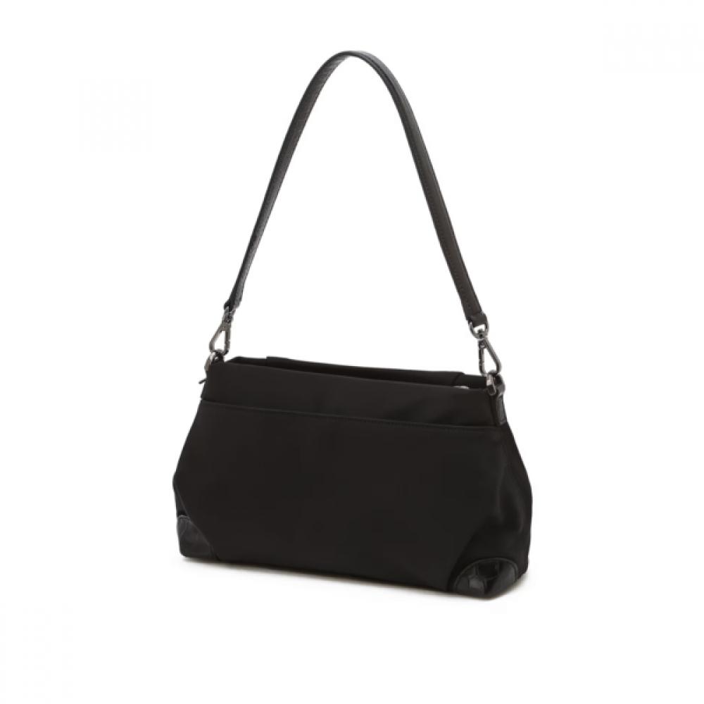 Daks Black Nylon Shoulder Bag Dd Logo Dcba6f055bk