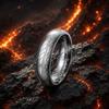 Multi-color Lord of the Rings Men's Stainless Steel Ring, 6mm, Fade-Resistant.