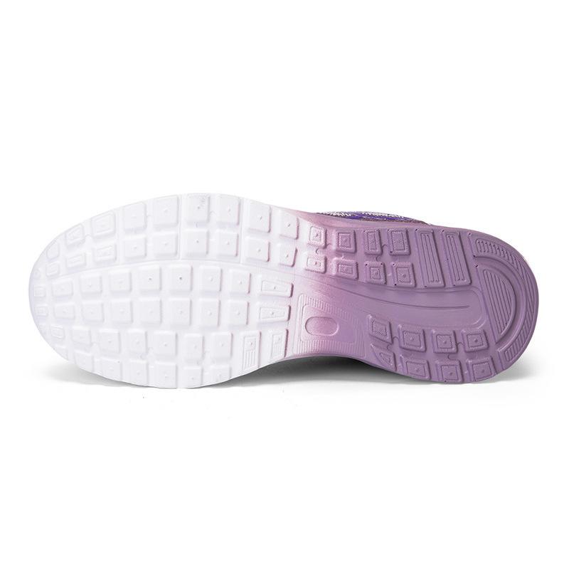 Popular Spring Fly-Woven Air Cushion Casual Shoes Women'S Sports Running Shoes Shock-Absorbing Running Shoes