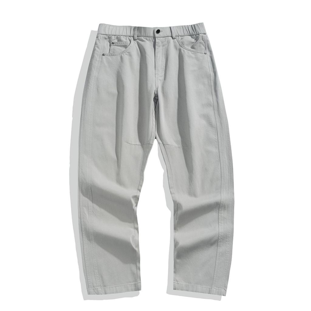 Minger | American retro trendy brand Lyocell casual pants men's summer thin loose wide-leg straight trousers