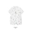 YEEHOO Baby Summer Bamboo Fiber Breathable Short Sleeve Romper