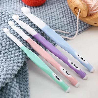 Nähen Häkelnadeln Stricknadeln Gehäkelte Häkelnadeln für Häkeln Stricknadeln 8.0/10.0/12.0/15.0mm Garn Nähzubehör Werkzeuge