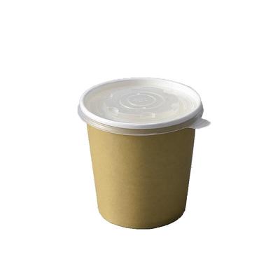 Disposable Kraft Soup Bowl with Lid