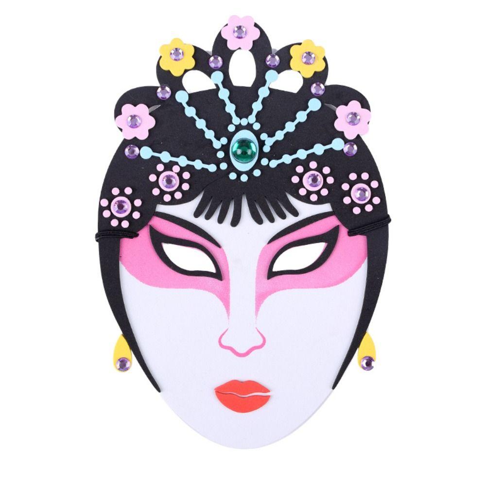 Diy Material Package EVA Beijing Opera Mask Handmade Diy Material Package  Parent Child Toys