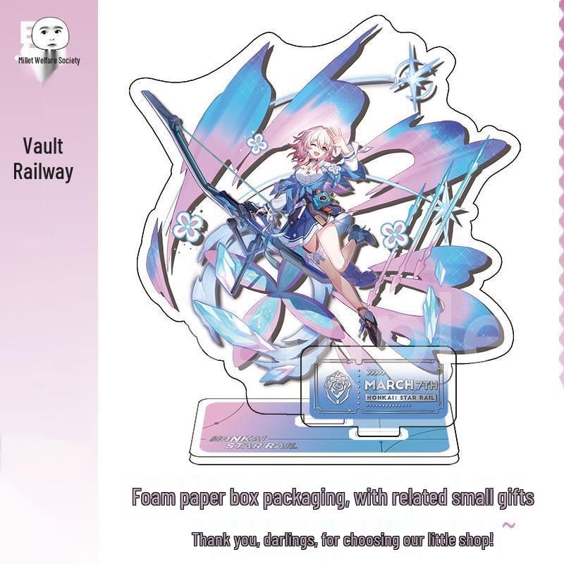 miHoYo Star Rail Firefly Dan Heng Luna Figurine Set: Acheron, Aventurine, Kafka, Silver Wolf, Jingliu, Xueyi Standees