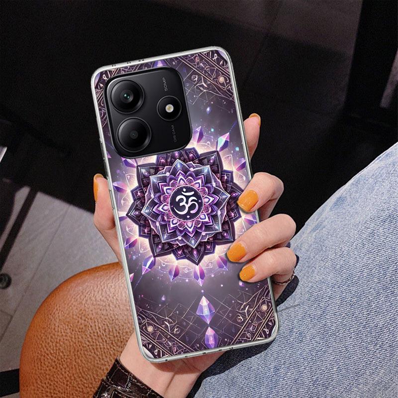 Mandala Chakra Insist Yoga Phone Case For Xiaomi Redmi Note 15 14 13 12S 12 11 Pro Plus 14S 11S 11E 10 10S 11T 5G Personalized C