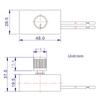 LED Stepless Dimming 120V/240VAC Rotary Knob Dimmer LED Brightness Controller for Halogen Lamp LED Incandescent