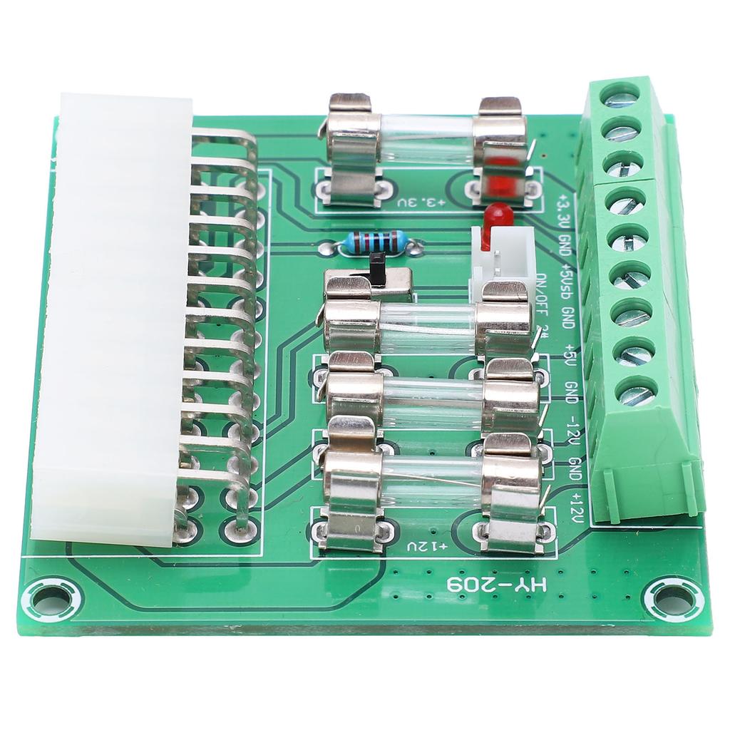 ATX Power Board Computer Supply Adapter Module 20Pin 24Pin for Computer Benchtop Desktop