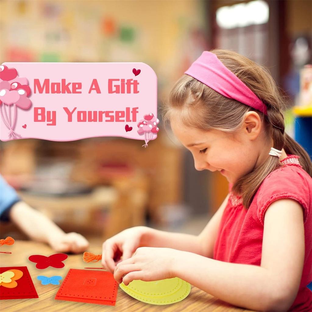 DIY Sewing Set 8 Packs Beginner Wallet Handmade Set Girls Handmade Gift