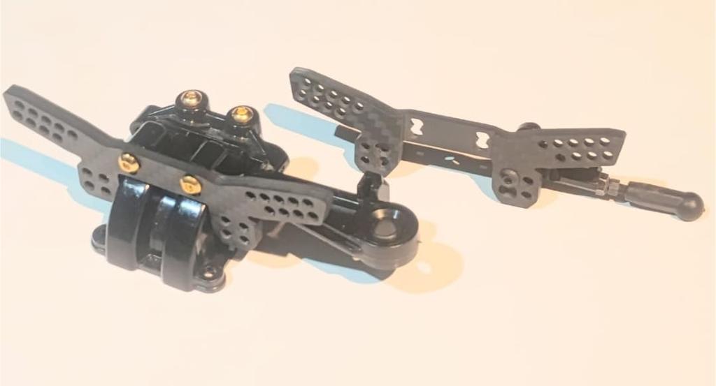 Metal Garage Japan Original Carbon Fiber Front Damper Stay Shock Tower for Tamiya TT-02 (MGT2-19)