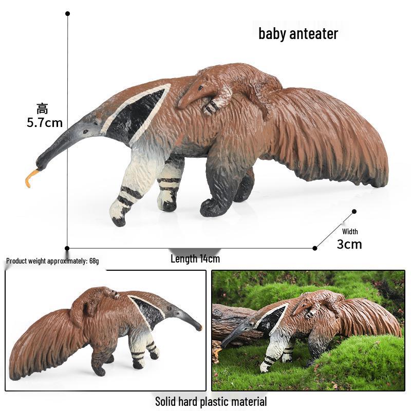 Montessori Wild Animal Model: Aardvark African Anteater Educational Toy