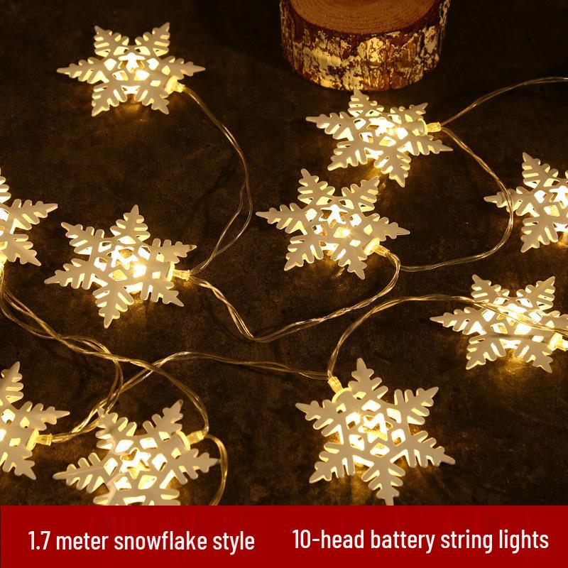 

Creative Gold & Red Soft Rattan Christmas Decoration for Windows, Doors, and Fences