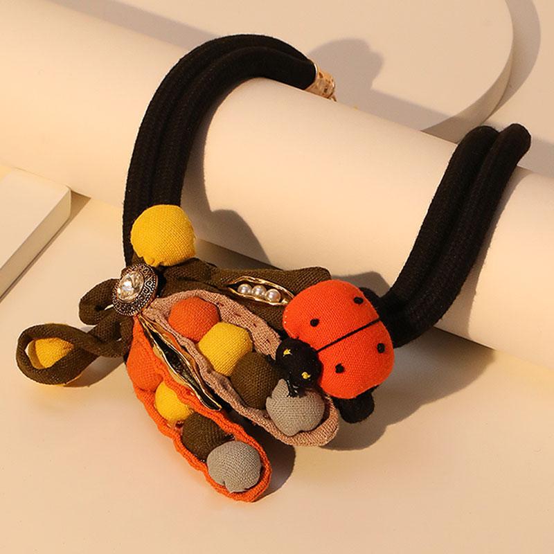 Statement Necklace with Ladybug Design for Women Trendy Wedding Party Jewelry