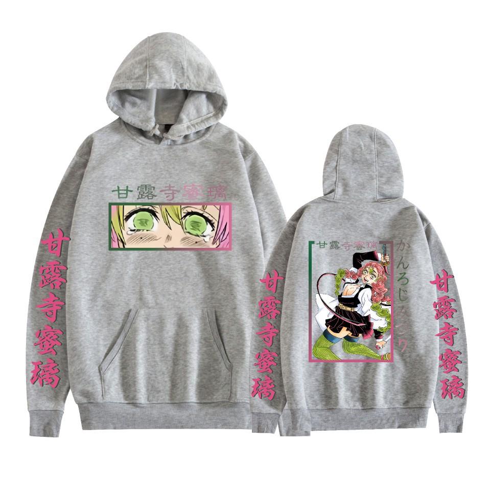 New Demon Slayer Japanese Anime Series Printed Men's Fashion Casual Hooded Long-sleeved Sweatshirt Adult Couple Pullover Top