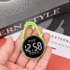 1Pcs LED Mini Electronic Watch Touch Digital Pocket Watch Night Light Hanging Watches Keychain Pendant Students Supplies