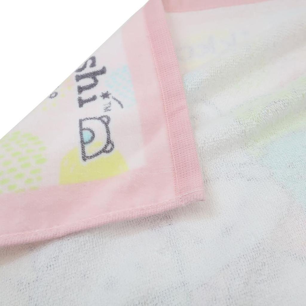 Face Towel Polar Shirring Dye Print <Sumikkogurashi Bear's Hometown>