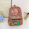 Capacity Capybara Large Backpack Kid Leisure Cartoon Animal Schoolbag Breathable