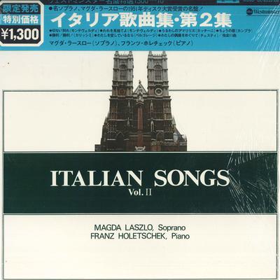 LP Record MAGDA LÁSZLÓ, FRANZ HOLECEK - Italian Song Collection, Volume 2 OC8023AW WESTMINSTER Japan Obi Classical Used