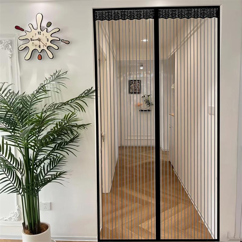 Magnetic Screen Door Curtain Mosquito and Insect-Proof Mesh Door Curtain Magnetic Sealing Device for Window and Door Screens