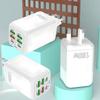 150W 6 Ports USB Charger PD Fast Charging Charger Wall Adapter EU Plug Charger Quick Charge 3.0 Multi Ports Power Adapter