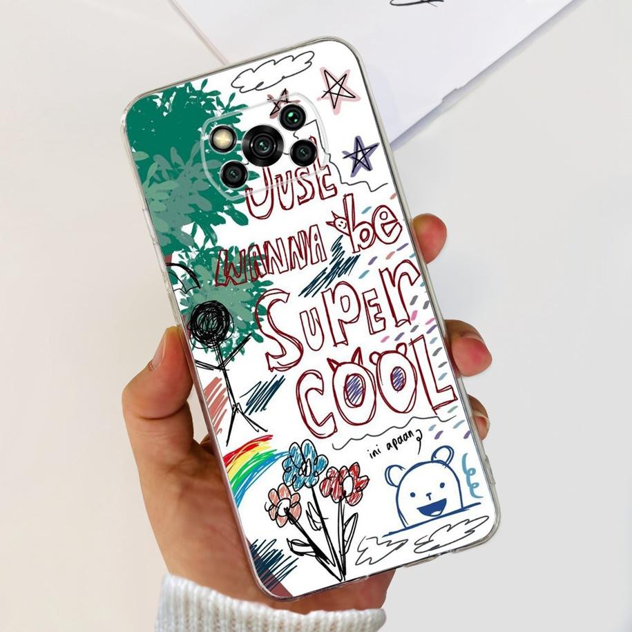 For Xiaomi Poco X3 Pro Phone Case Soft Silicon TPU Shockproof Coque For Poco X3 PocoX3 X 3 NFC Back Cover Bumper Astronaut Funda