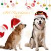 Knitted Pet Christmas Hat Red Pet Costume Pet Show Pet Headwear  Cosplay Party