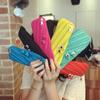 Creative Stationery Large Capacity Canvas Monster Zipper Pencil Case Women Makeup Bag Wallet