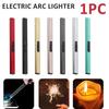 Long Handle Ignition Gun Stick Usb Arc Charging Windproof Rechargeable Metal Material Characters)