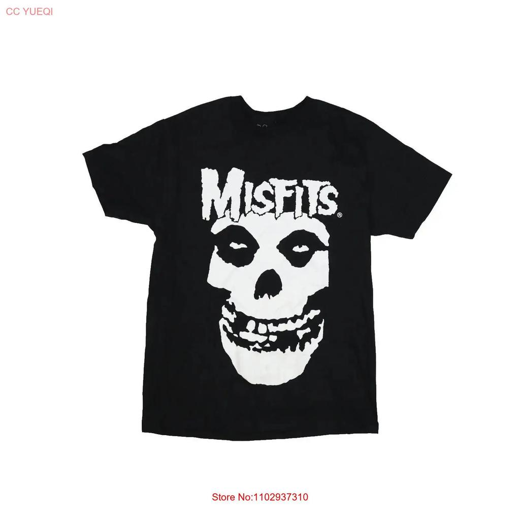 Misfits T Shirt Unisexs Large Black Band Punk Skull 2022 Music Vintage Fashion Versatile Soft Breathable Stretched Graphic